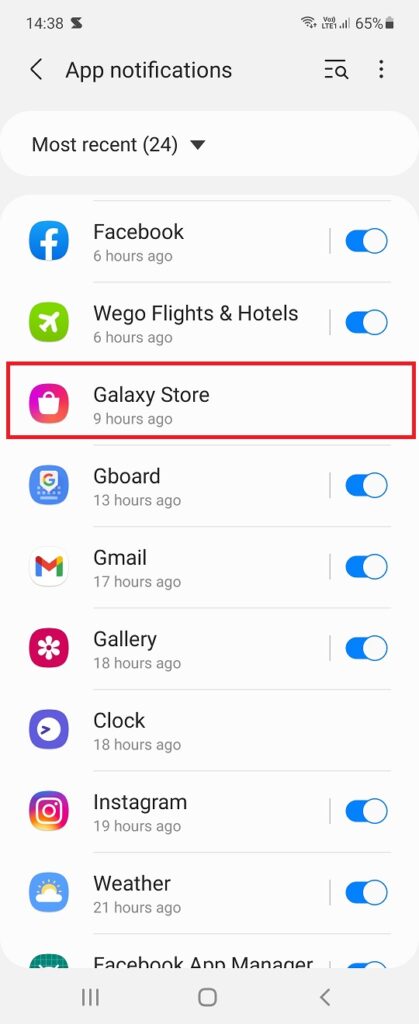 How to Stop Galaxy Store Notifications, Updating Apps Automatically