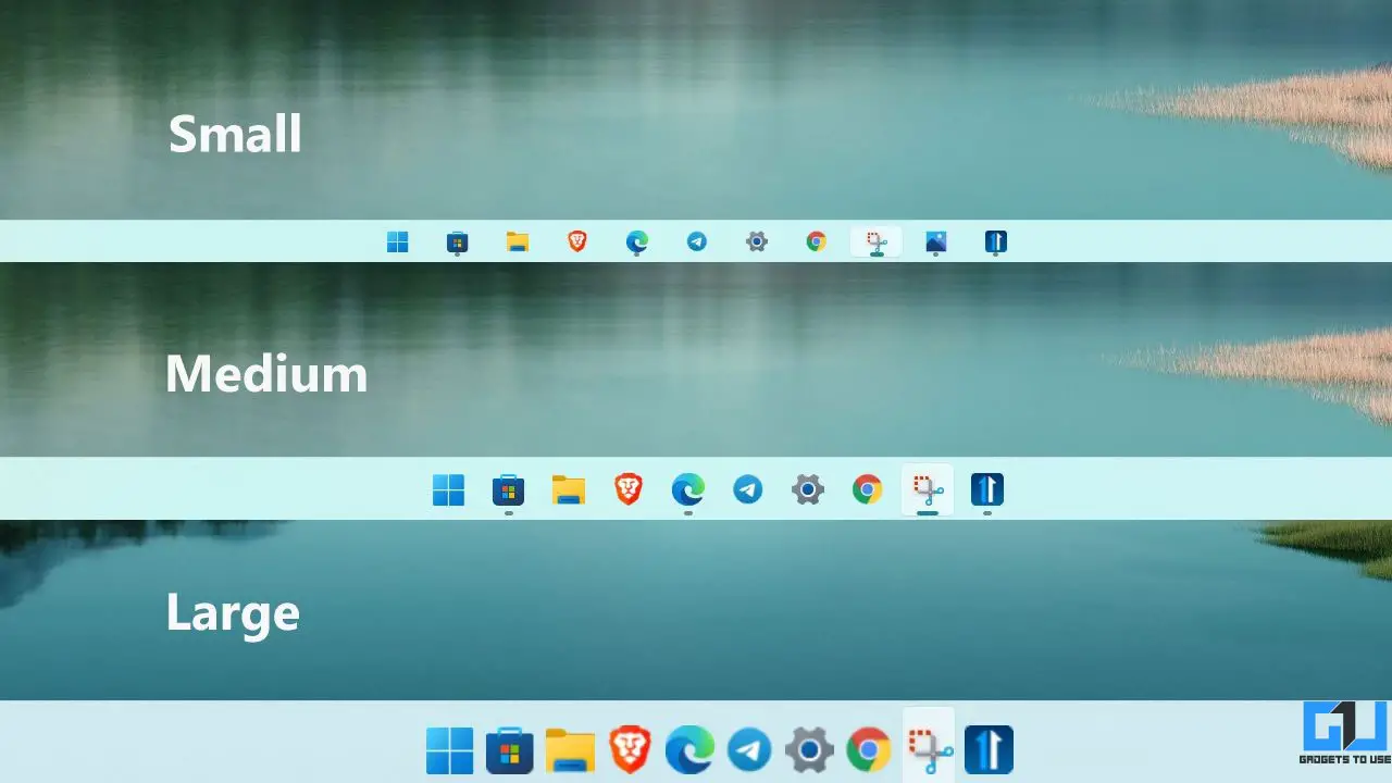 How To Change Taskbar Size On Windows 11 Pureinfotech