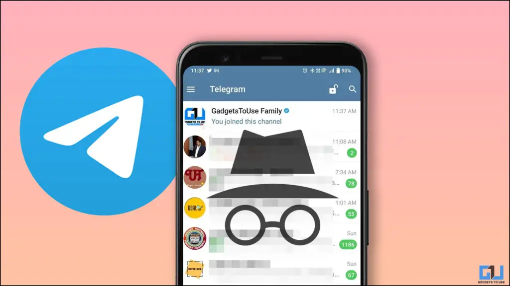 Read Telegram messages without seeing them