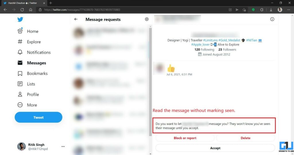 [Working] 3 Ways to Read Twitter Direct Messages Without Being Seen