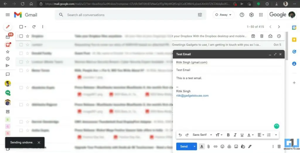 3 Ways to Unsend or Recall an Email in Gmail - Gadgets To Use