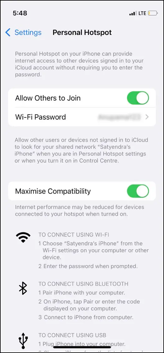 [Working] 7 Ways to Fix iPhone Hotspot Turns Off Automatically