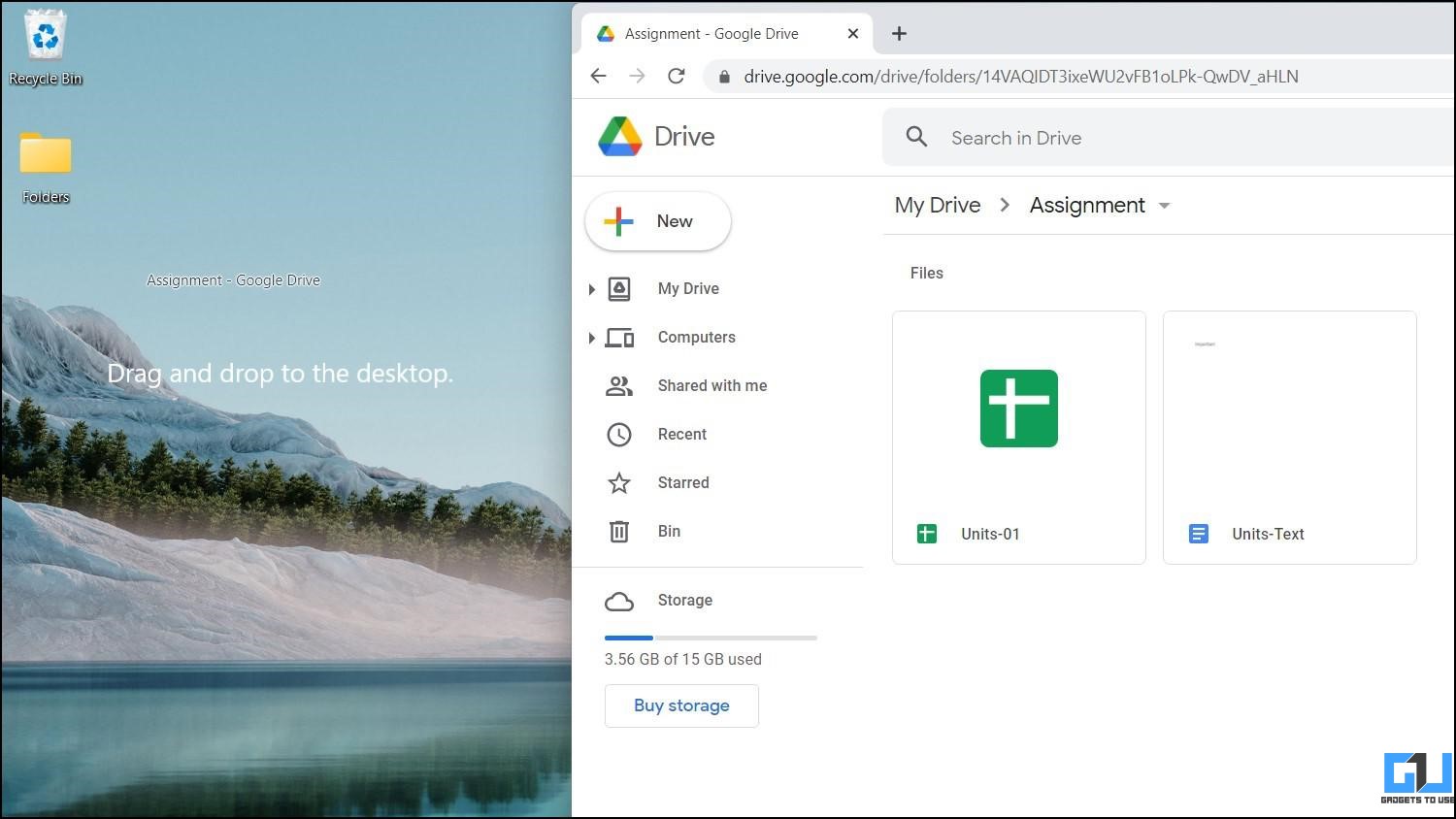 Create a Desktop Shortcut for Google Drive Files Folders on Mac or Windows PC