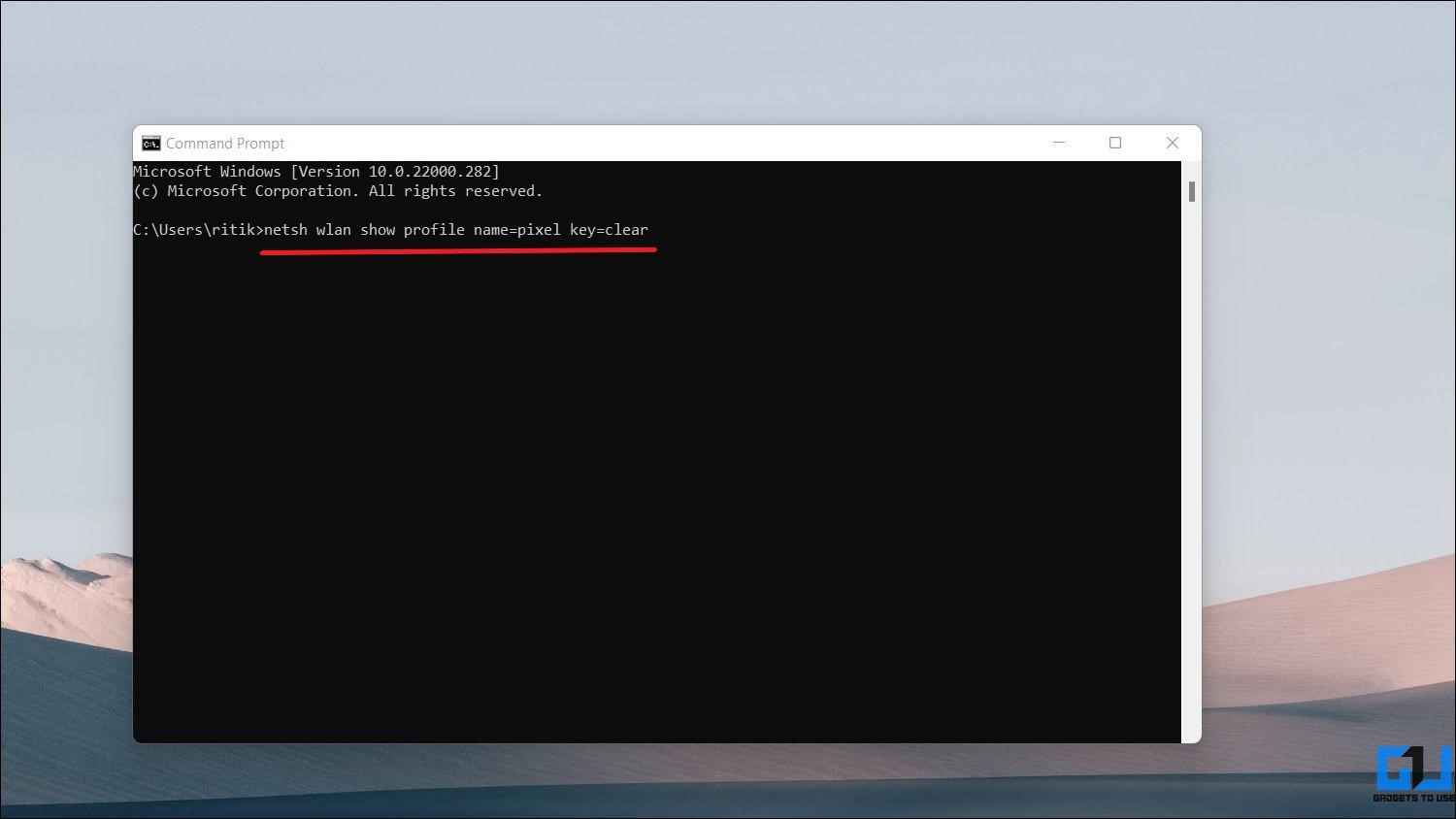 Überprüfen Sie gespeicherte WLAN-Passwörter unter Windows 11