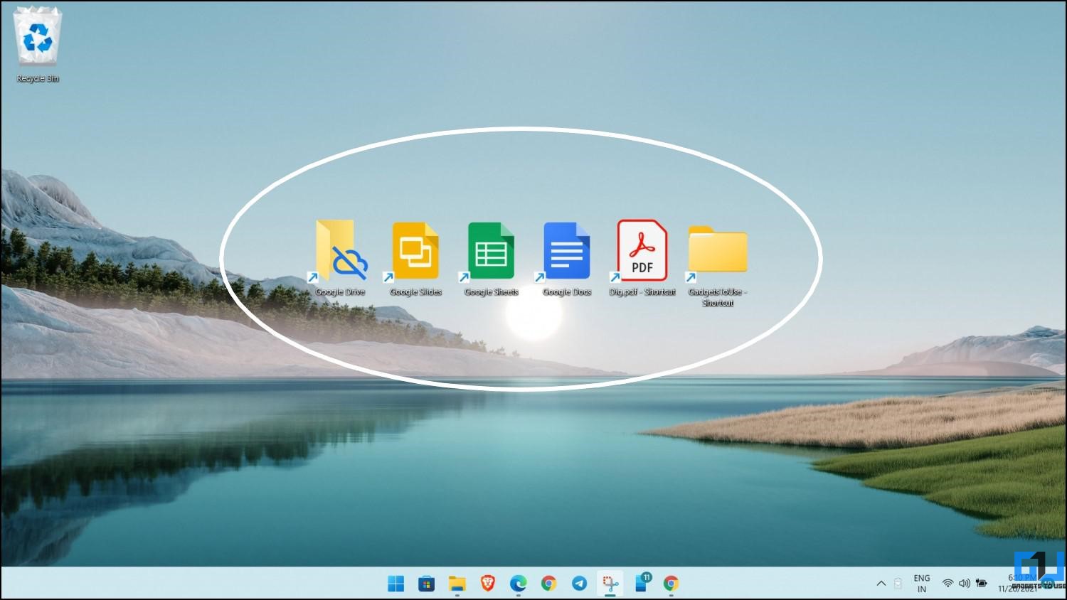 Google Drive-Dateiordner Docs-Verknüpfungen auf dem Desktop