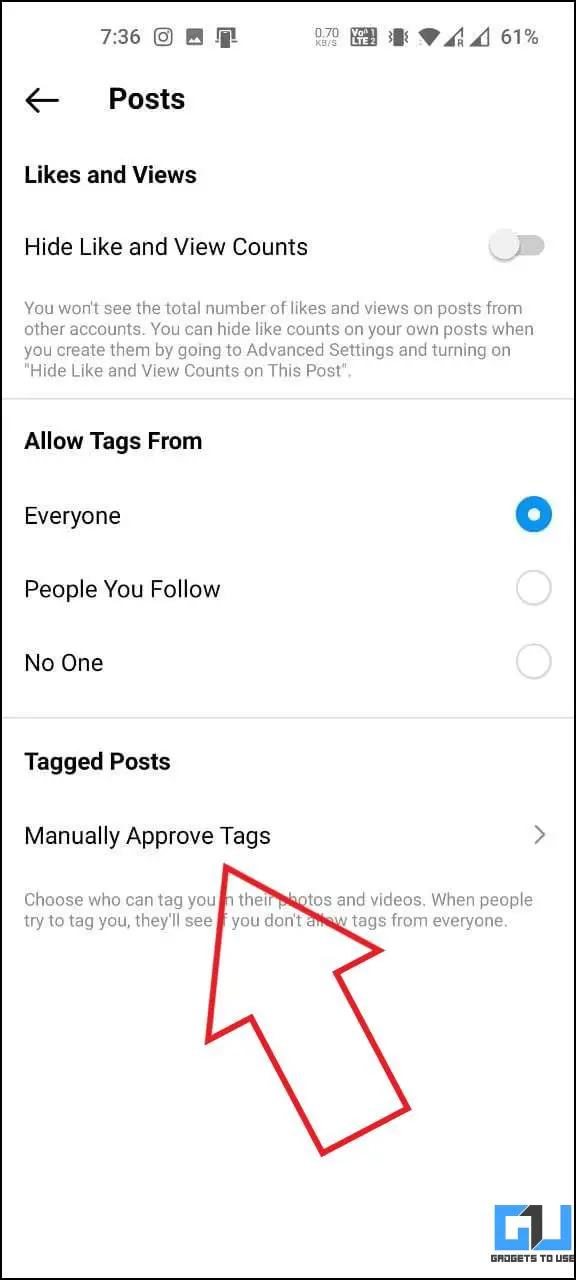 Require Approval to Be Tagged in Instagram Posts