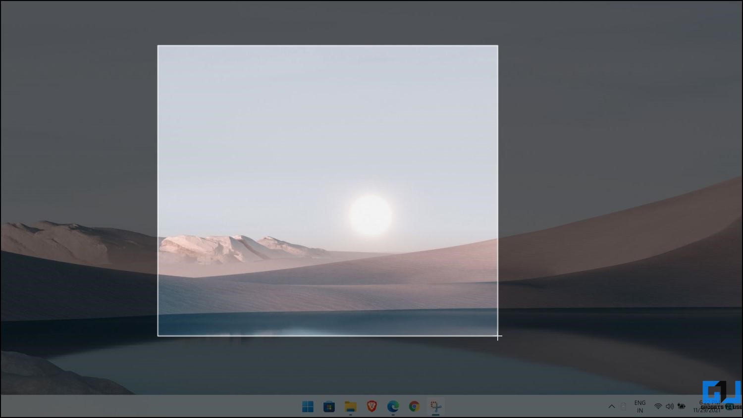 Take Screenshot Using Snipping Tool on Windows 11