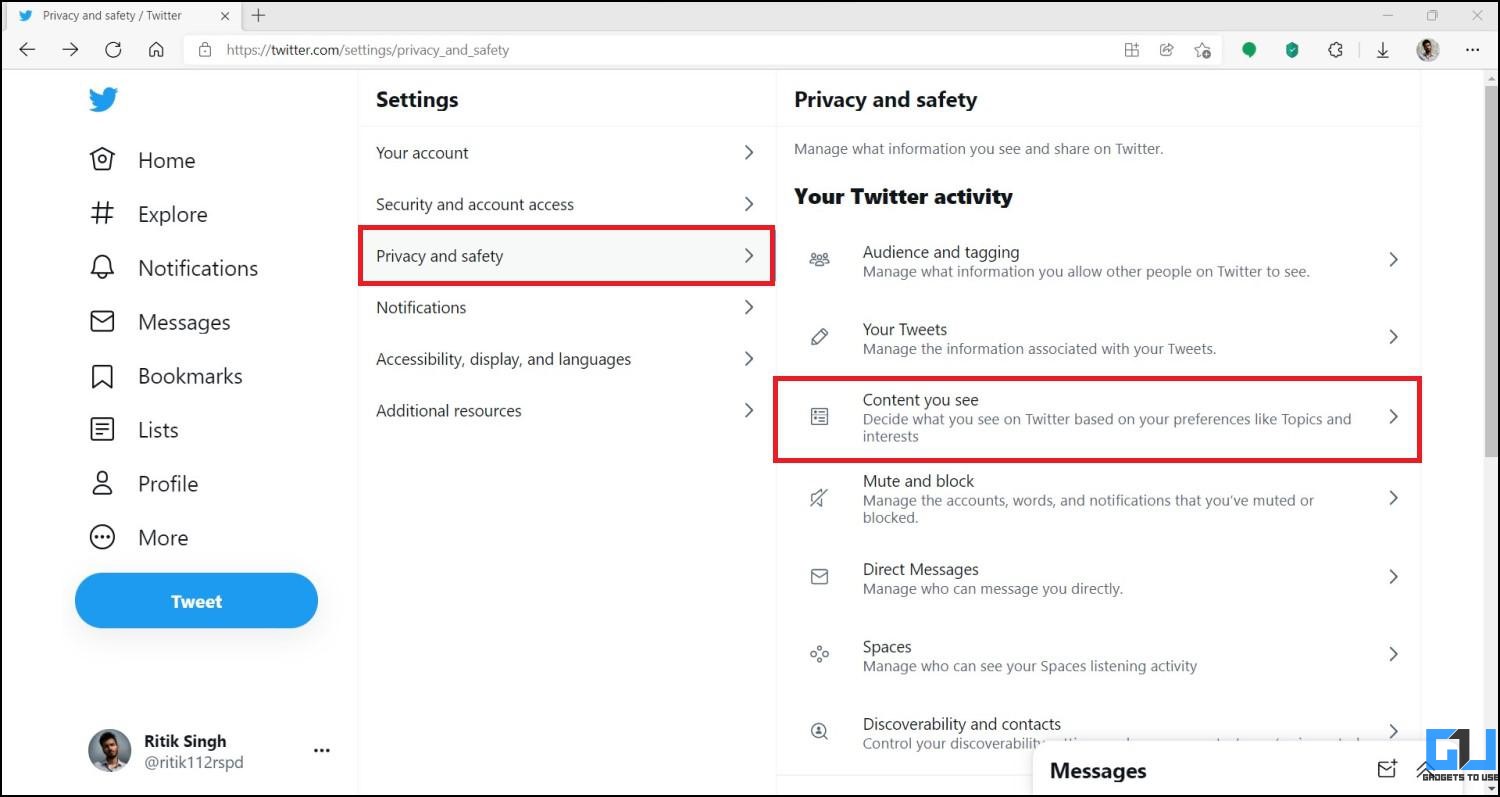 How To Turn Off X Twitter Sensitive Content Setting 