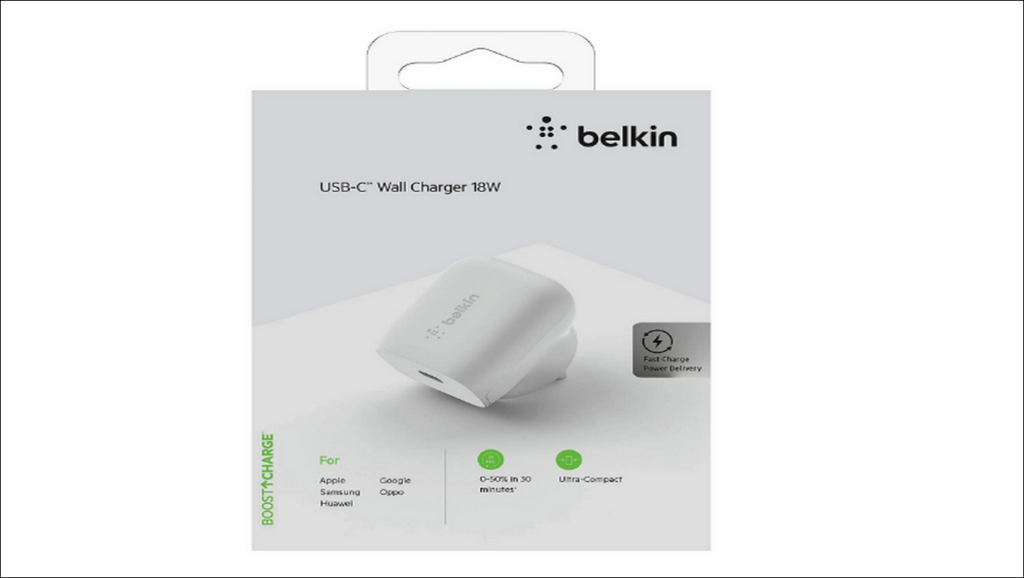 a certified belkin charger for fast charging