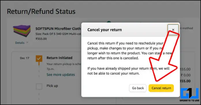 How Do I Cancel A Return