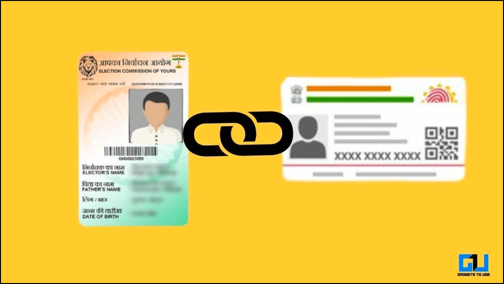 Link Aadhaar to Voter ID.