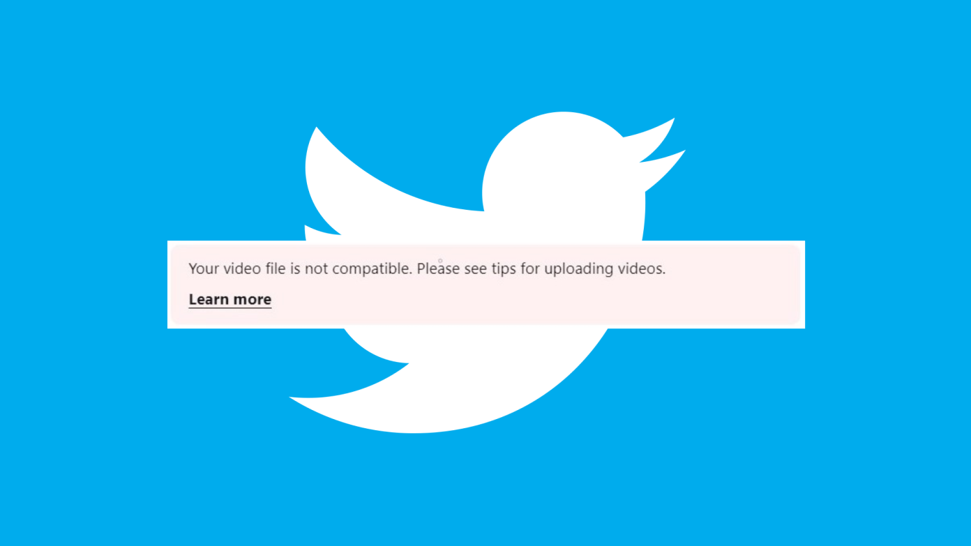 Fix Twitter Video File Not Compatible Error While Uploading