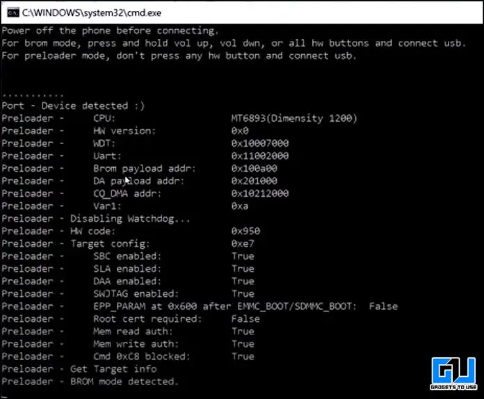 Flashing is Not Allowed in Lock