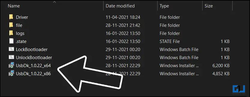 Install USBDk based on the Windows version