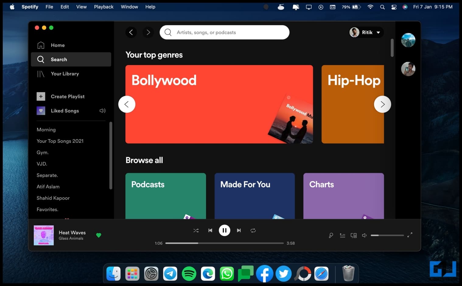 downloading songs from spotify on mac