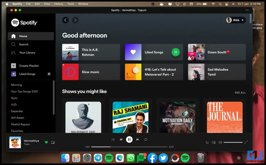 installing spotify on mac