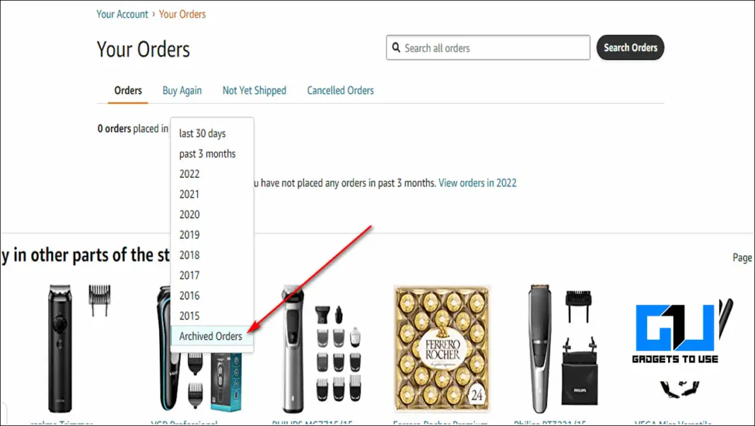 [Working] How to Hide Your Order History on Amazon, Flipkart Gadgets