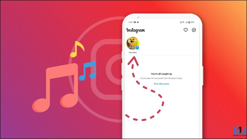 Use or Add Audio in Instagram Story