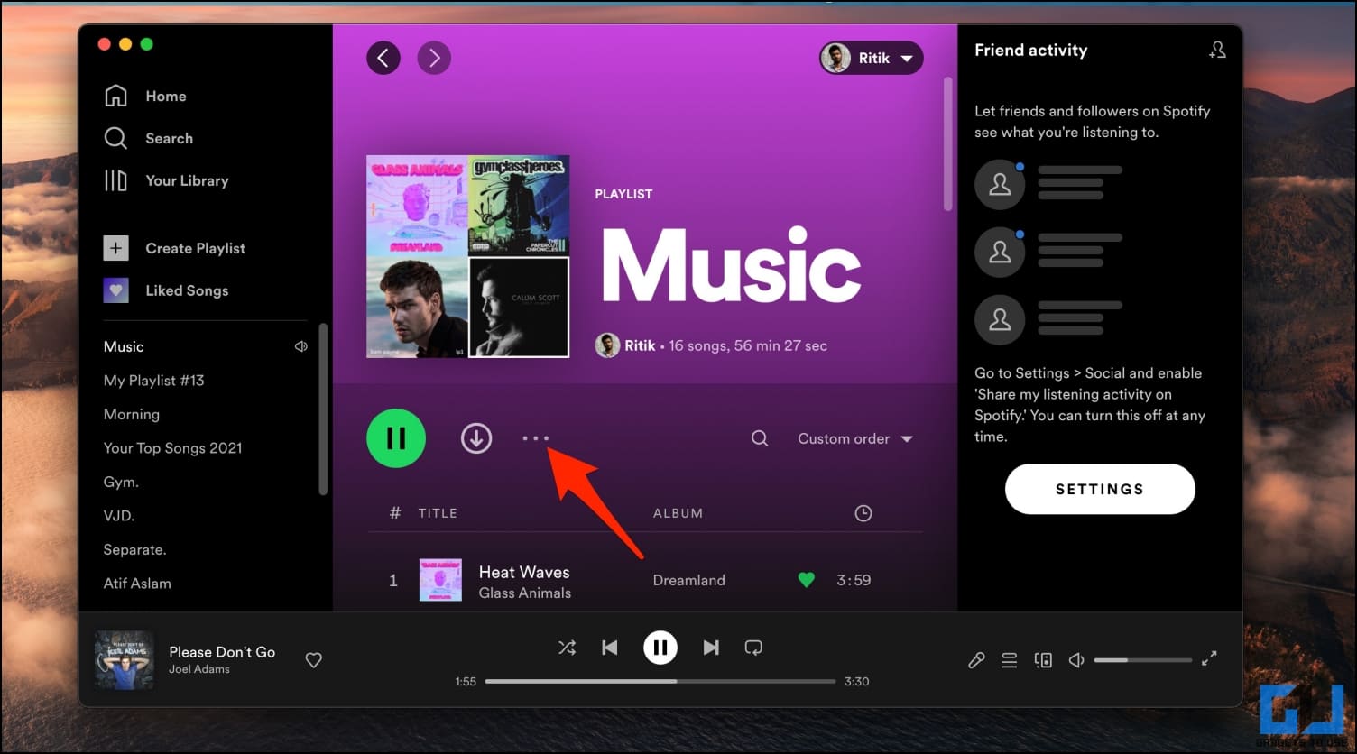 Machen Sie Spotify-Code auf dem PC