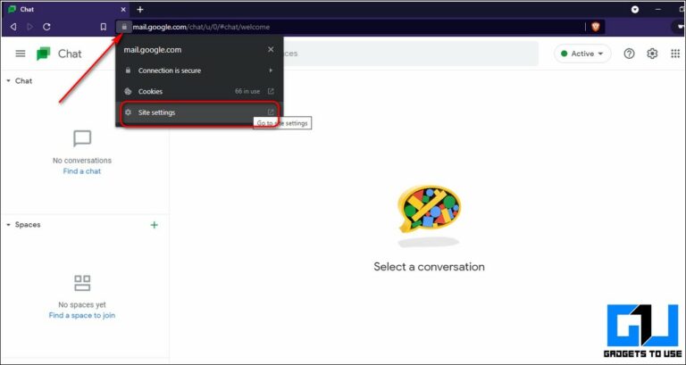 unable to connect to chat google chat