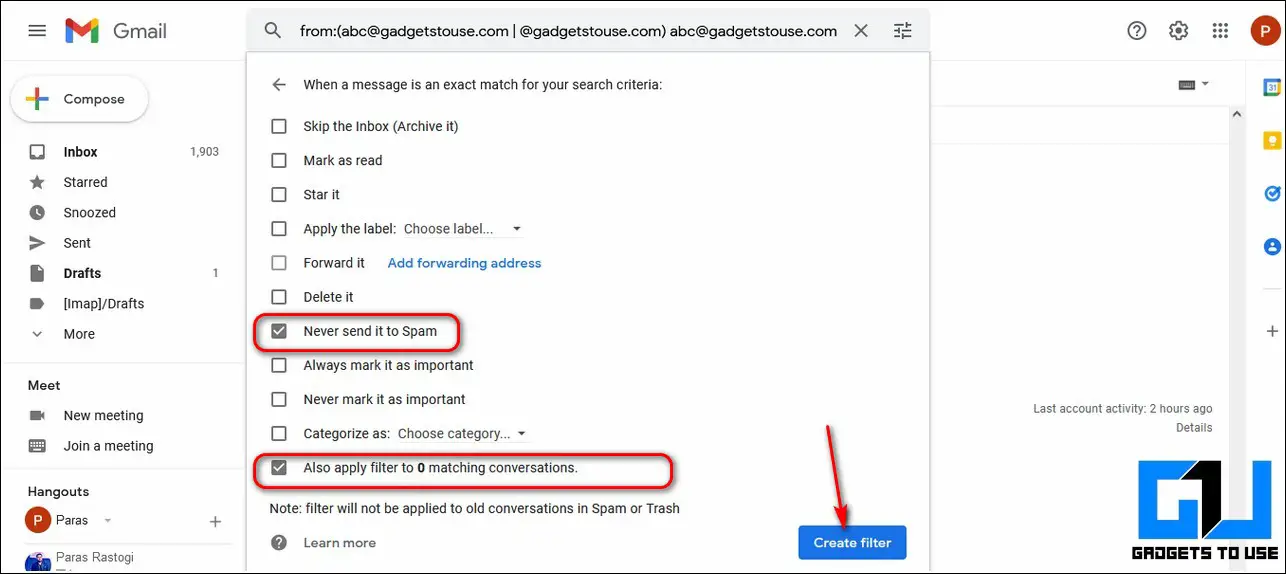 3 Best Ways to Stop Some Emails from Going to Spam in Gmail