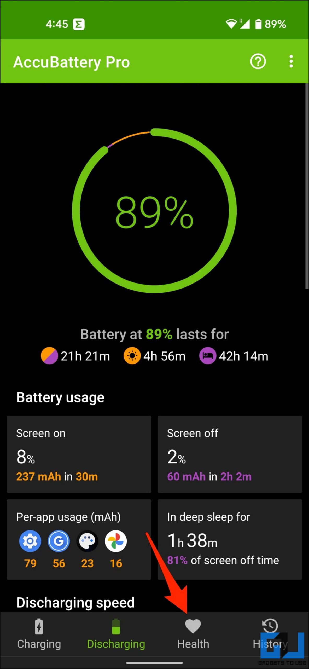 Battery Health on Android