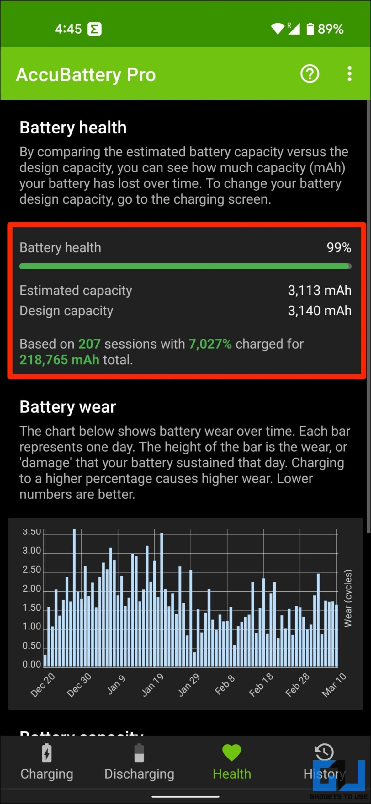 Battery Health on Android