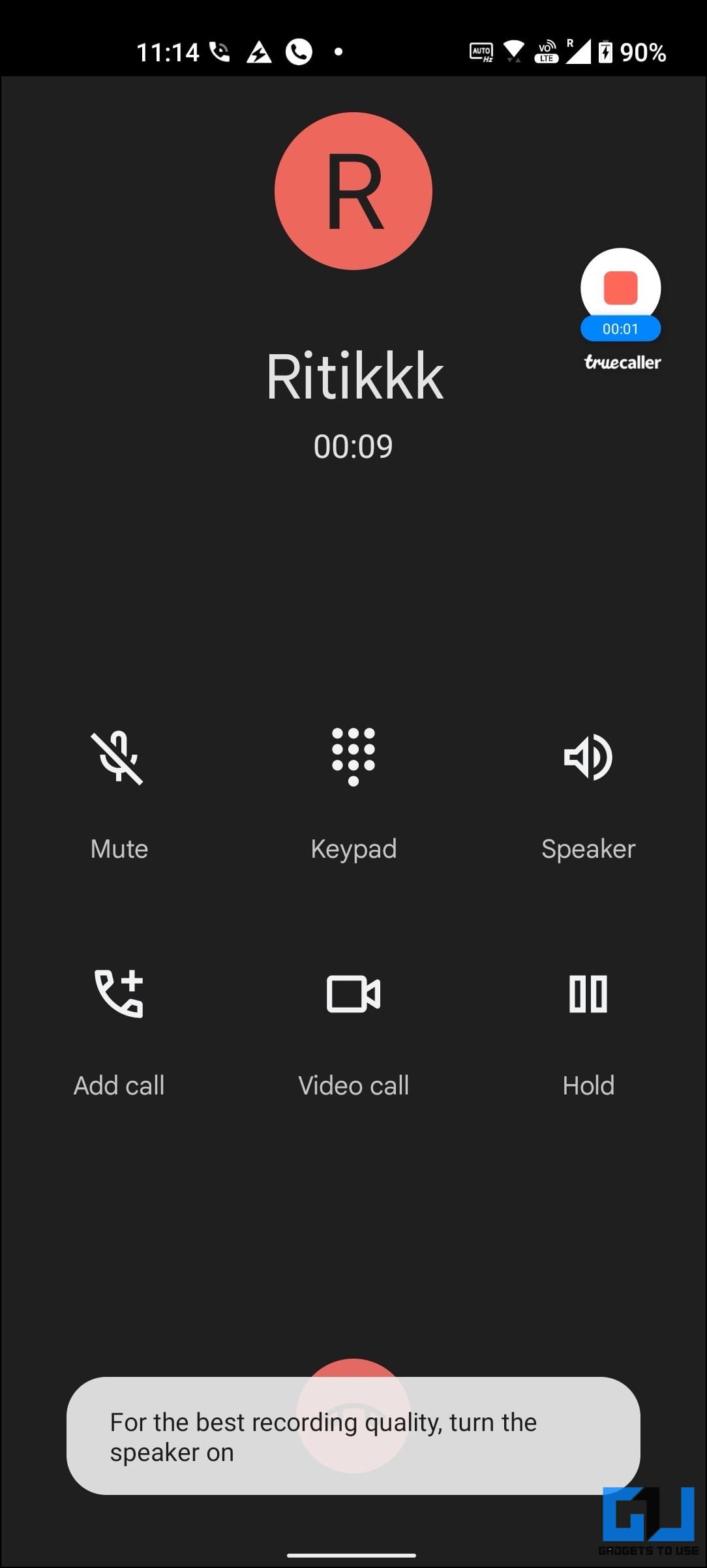 Record Calls Without Warning Using Truecaller