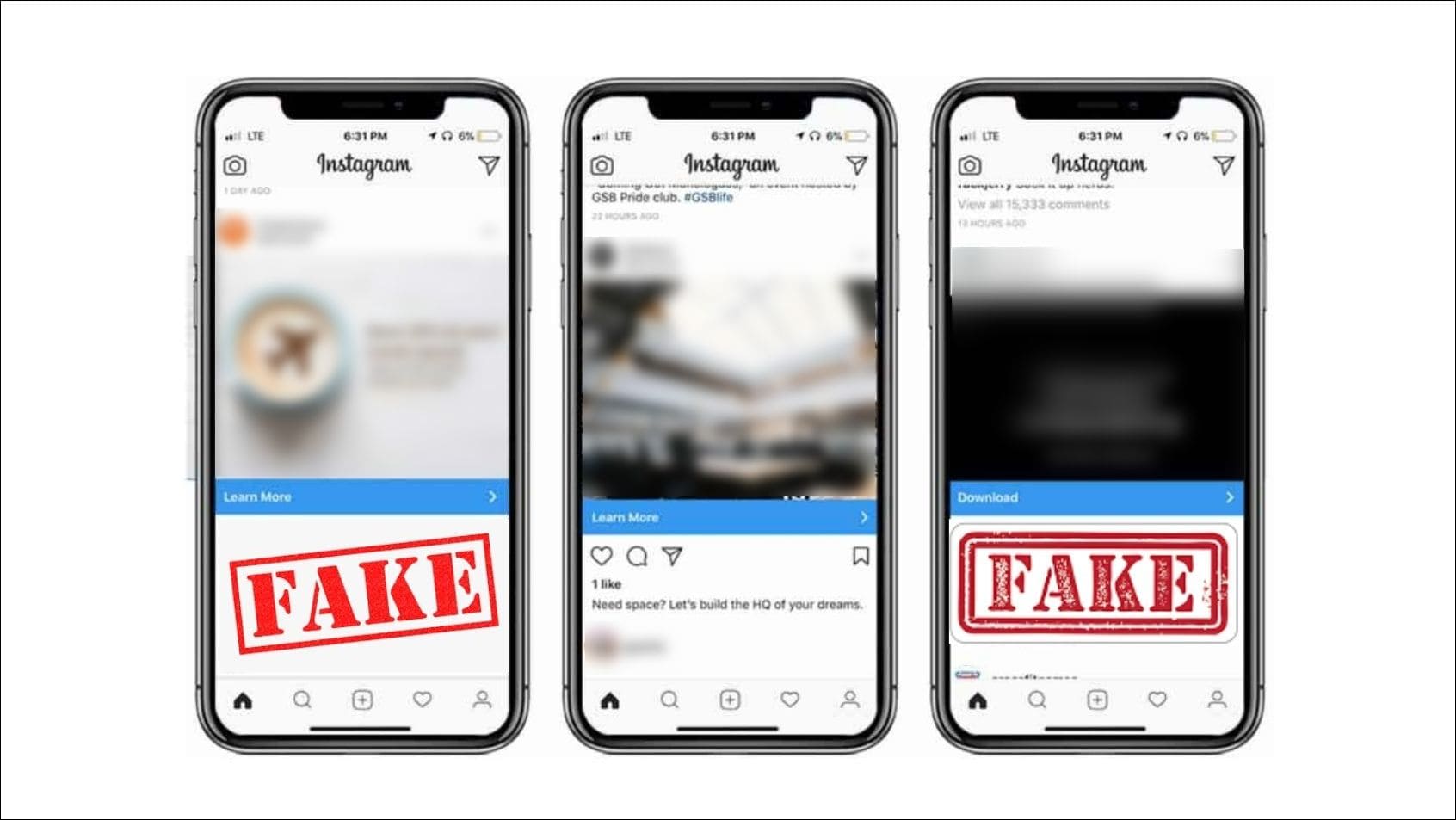 ways to spot fake instagram ads