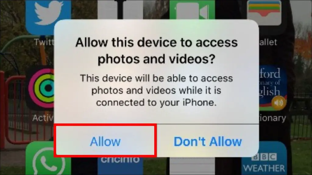 connect pc with iphone