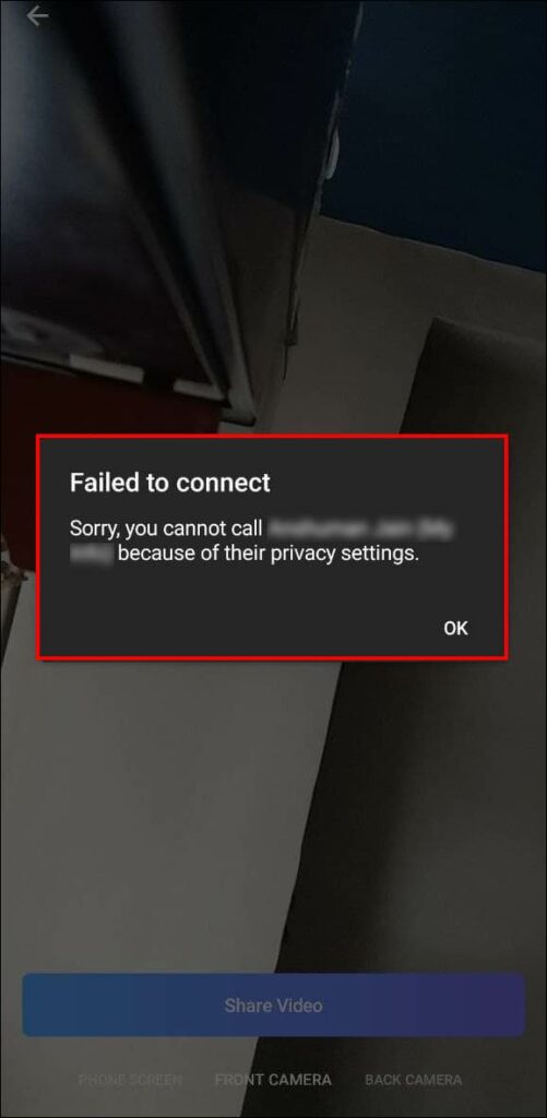 calls do not connect
