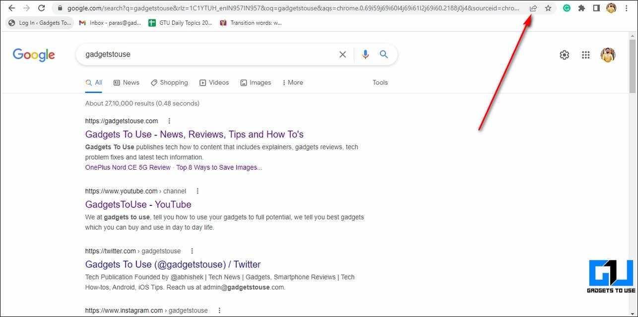 Save Google Search Page as HTML