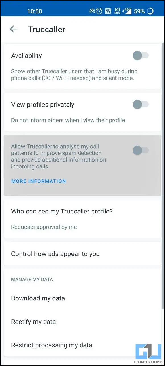 Turn Off Analytics Tracking Truecaller