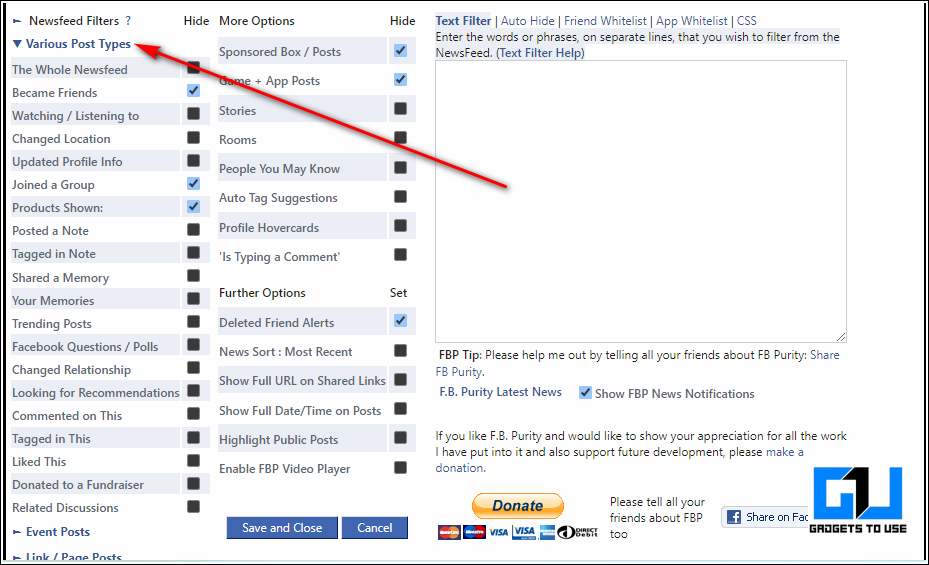 Hide Facebook Sponsored Posts Suggestions Game Requests