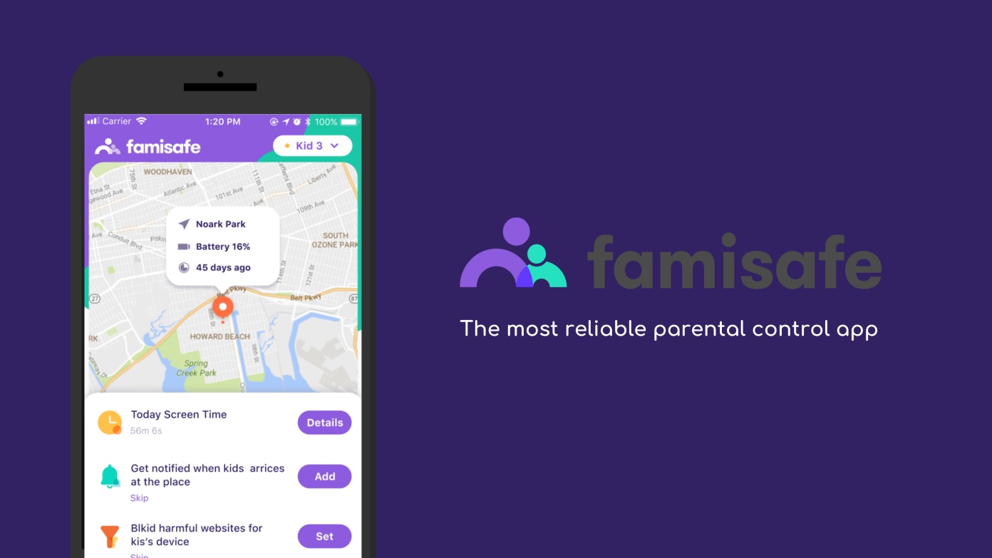 FamiSafe to Track Kids GPS Location
