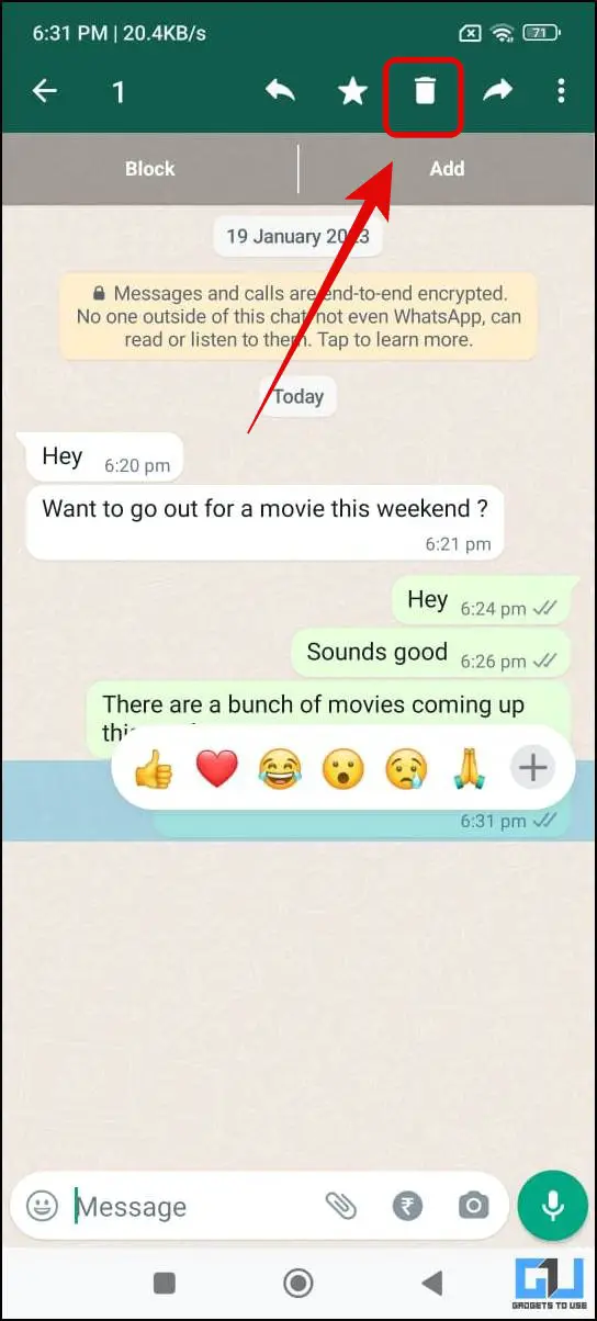 3 Ways to Undo 'Delete for Me' Messages on WhatsApp - Gadgets To Use