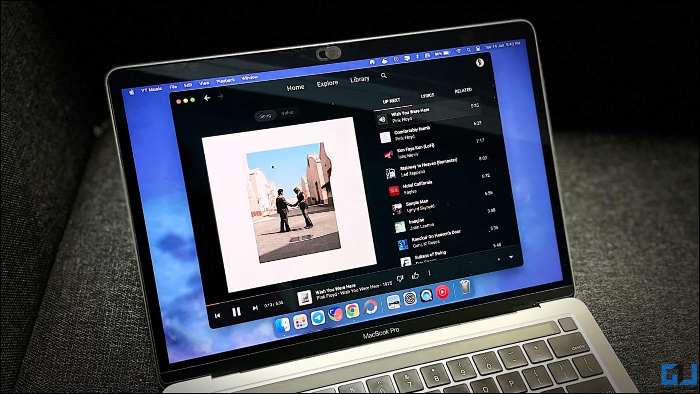 Use YouTube Music on Mac, Windows PC