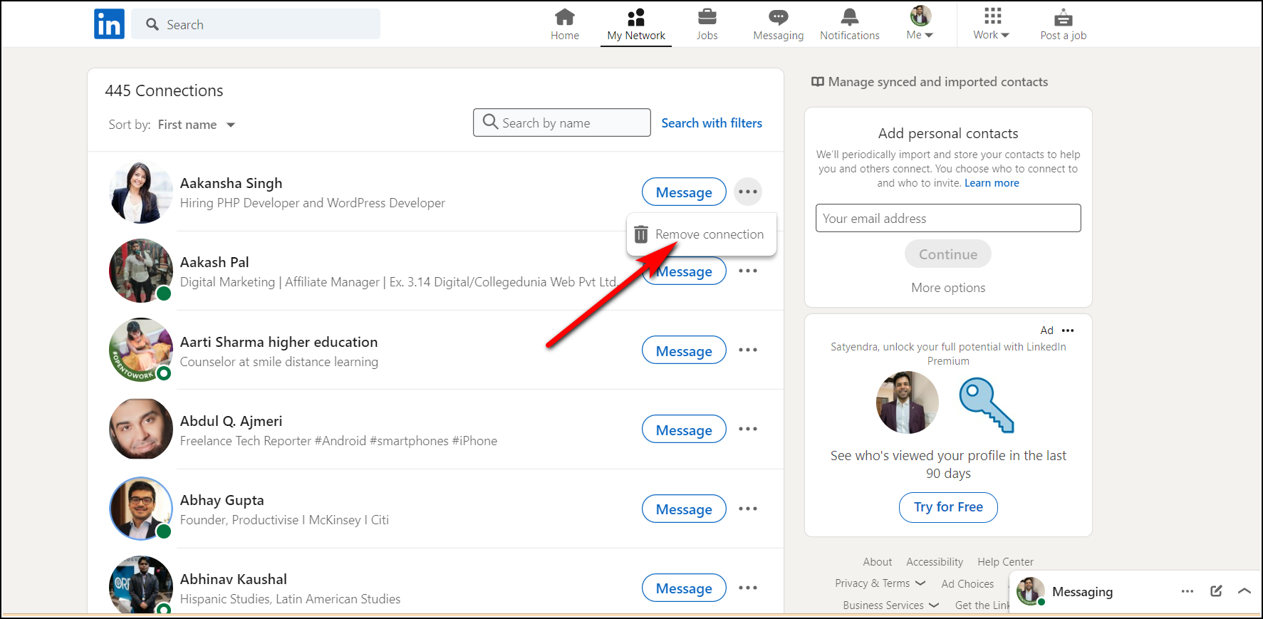 3 Ways to Remove a Connection From LinkedIn on PC  Mobile - 26