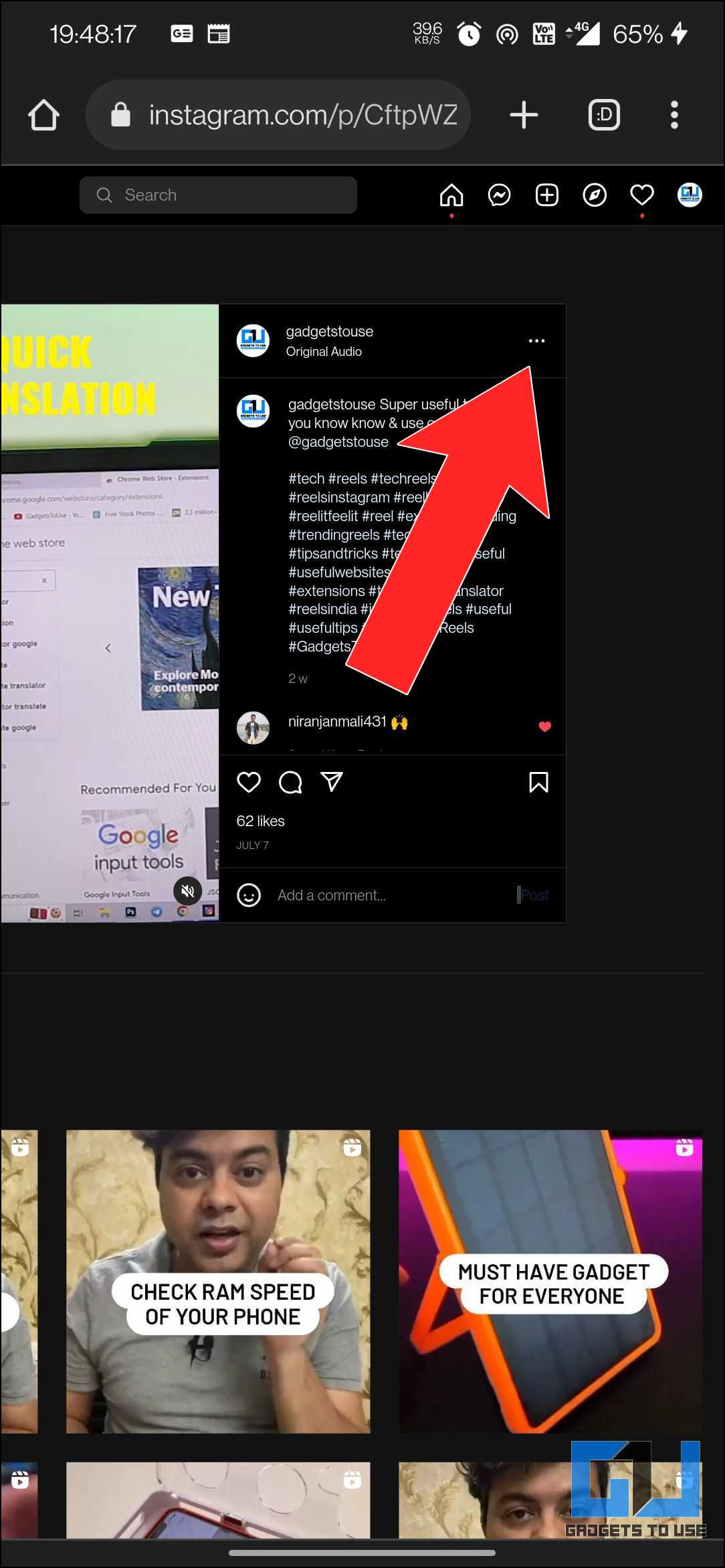 3 Ways to Hide Reels Likes Count and Turn off Comments Gadgets To Use