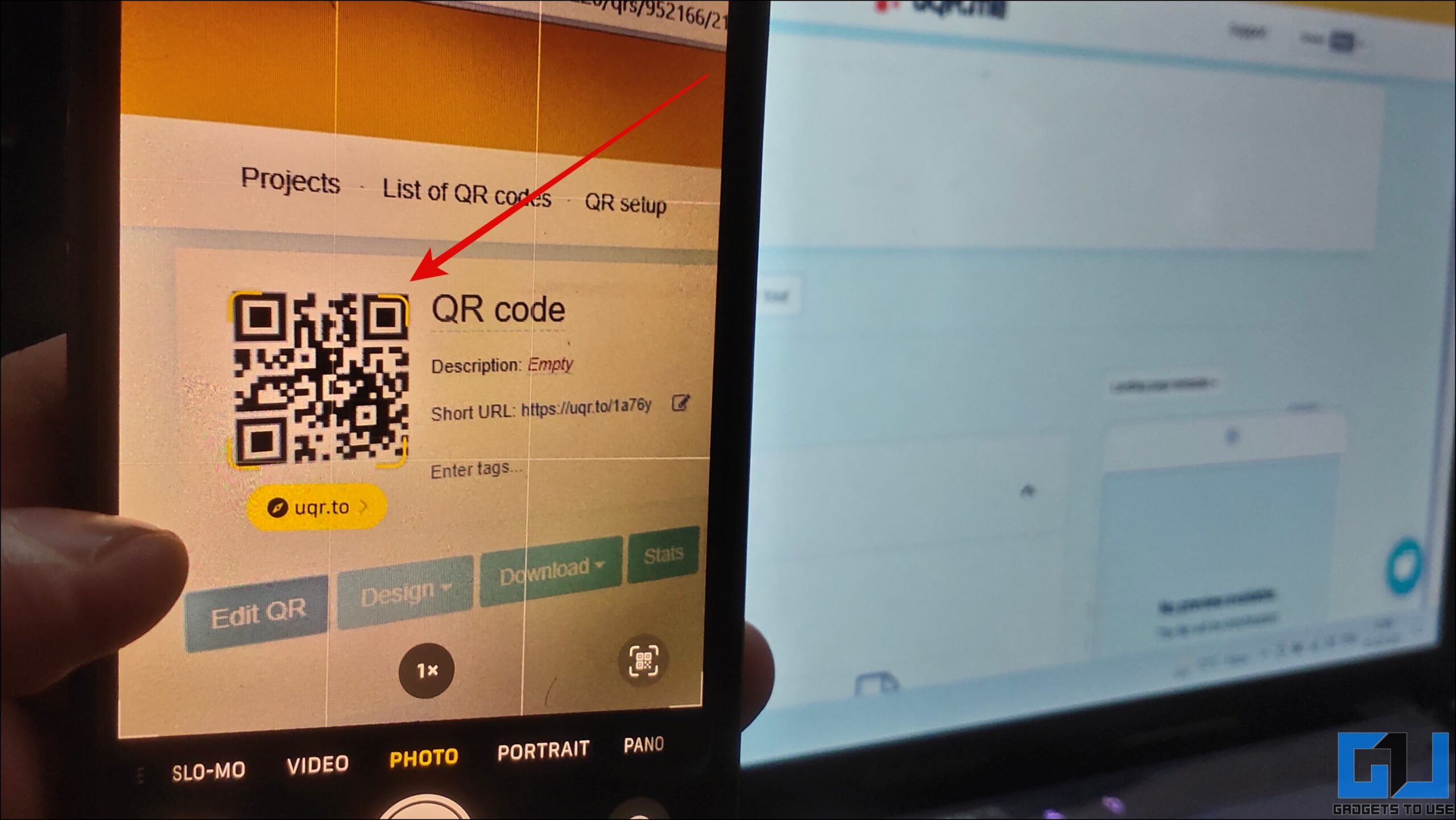 QR code to download files