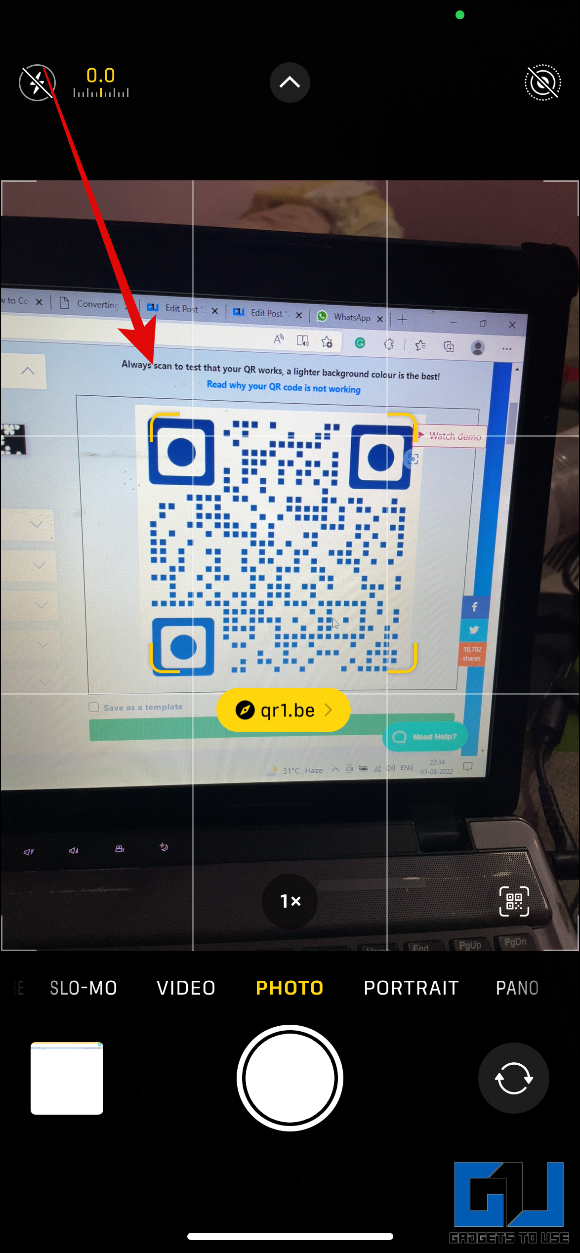 QR code to download files
