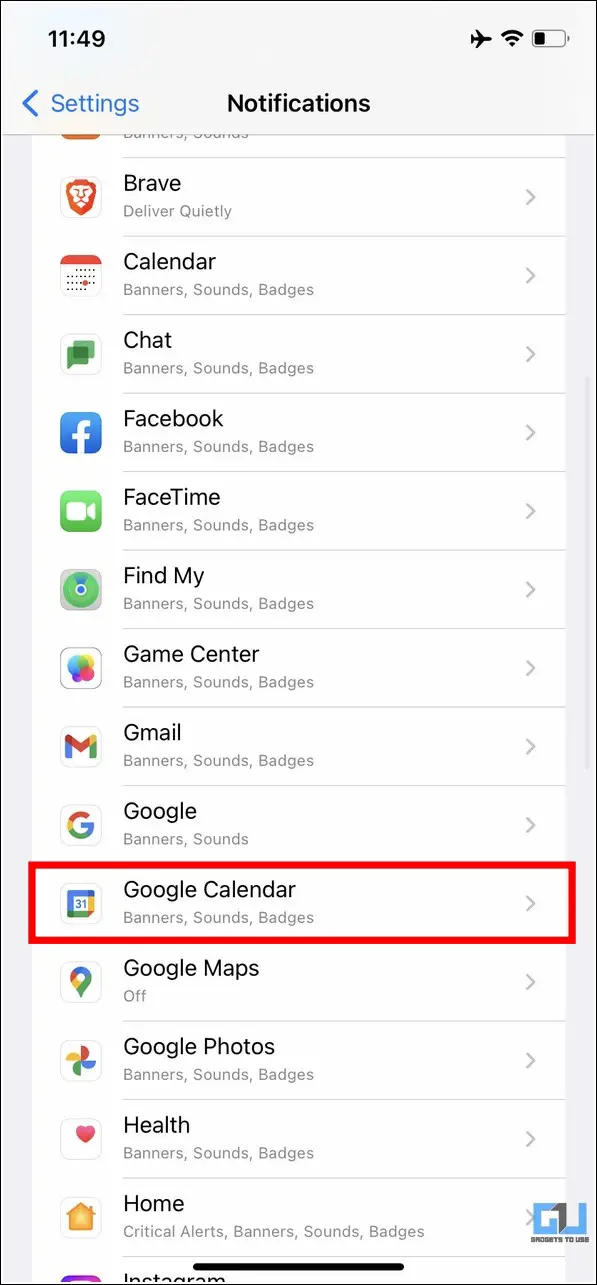 Fix Google Calendar Notifications not working