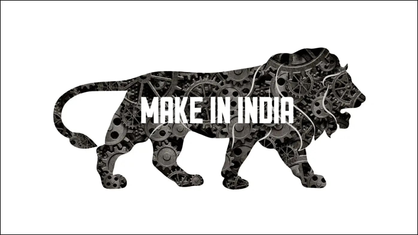 Make in India logo (a lion with make in India written inside)