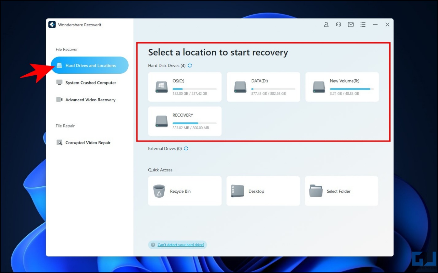Recover Deleted Files Windows