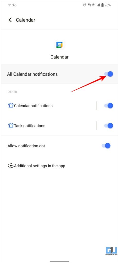 Fix Google Calendar Notifications not working