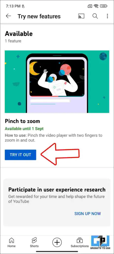 Pinch Zoom YouTube Video