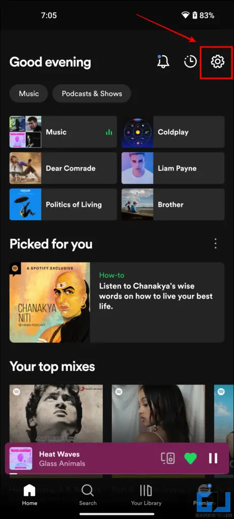 Spotify not loading on phone