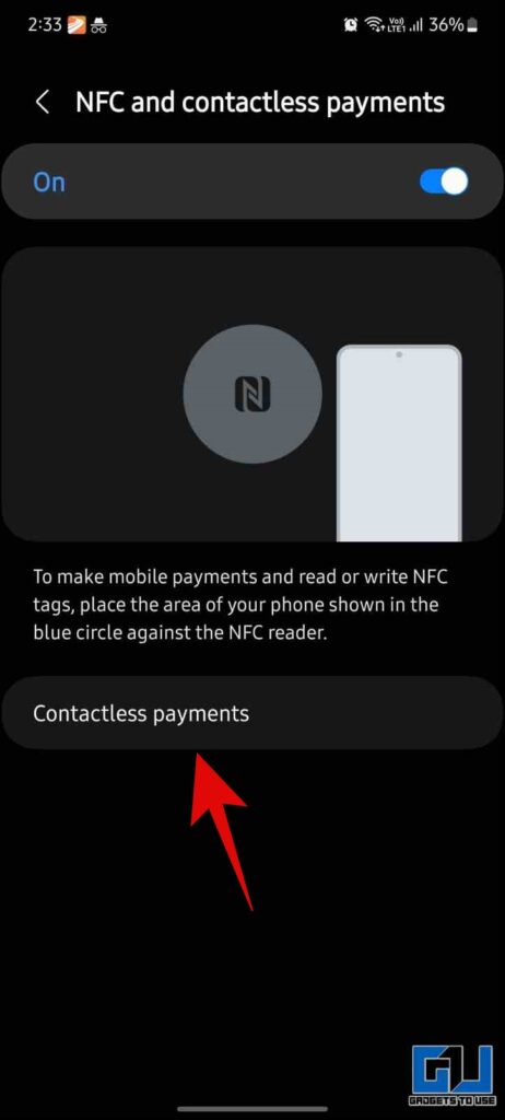 Enable Tap to Pay on Samsung