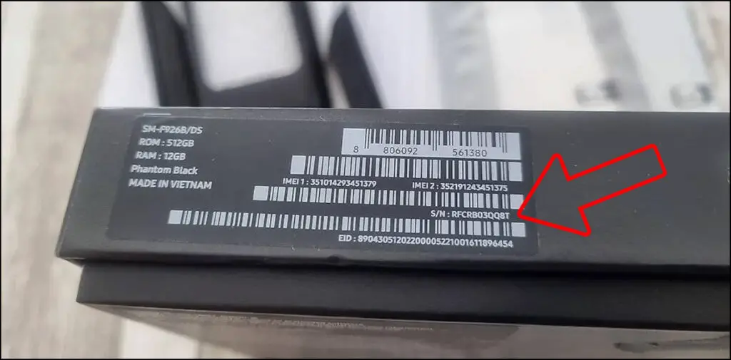 Manufacturing Date of phone