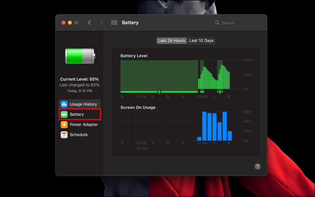 Enable Low Power Mode Mac OS